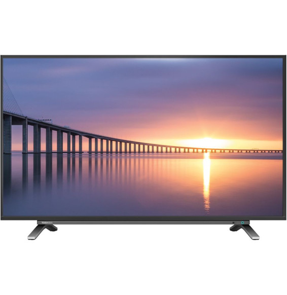 تلفاز Toshiba LED مقاس 43" بدقة Full HD مع جهاز استقبال مدمج (43L3965EV)