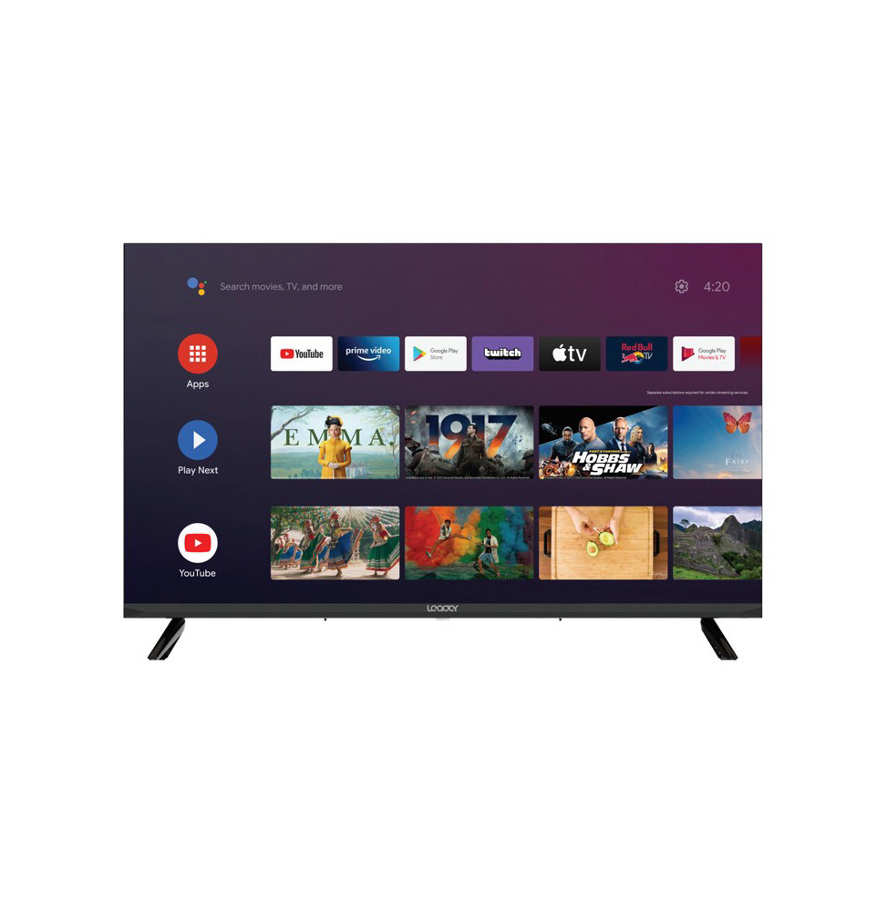 تلفاز Leader مقاس 32 بوصة HD Smart TV مع جهاز استقبال فضائي مدمج (LE32HDS675)
