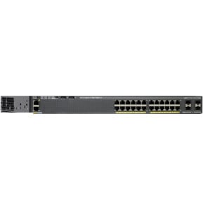 Switch administrable Cisco Catalyst 2960-X 24 ports Gigabit PoE+ 370 W et 4 SFP (WS-C2960X-24PS-L)