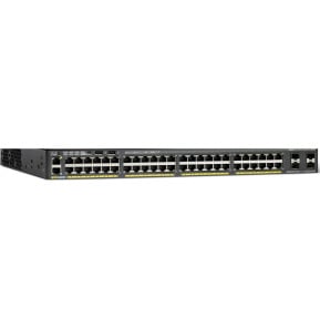 Switch administrable Cisco Catalyst 2960-X 48 ports Gigabit PoE+ 740 W et 4 SFP (WS-C2960X-48FPS-L)