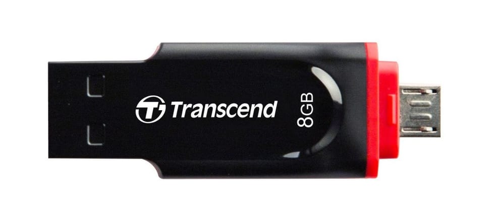 Transcend 8 Go Carte mémoire microSDHC Classe 10 avec Lecteur USB