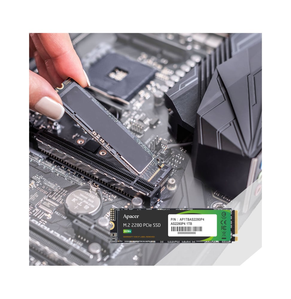 Apacer AS2280P4 256 GB M.2 NVMe PCIe Gen3 x4 internal SSD (AP256GAS2280P4-1) – view 2