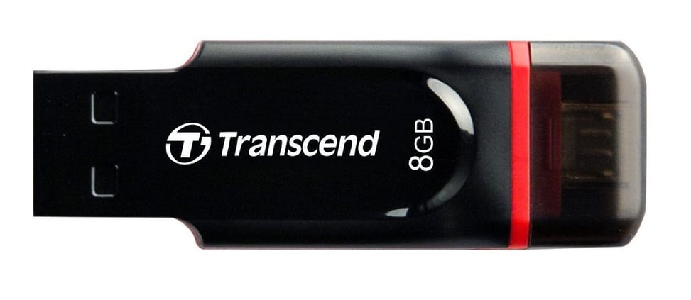 Transcend 8 Go Carte mémoire microSDHC Classe 10 avec Lecteur USB