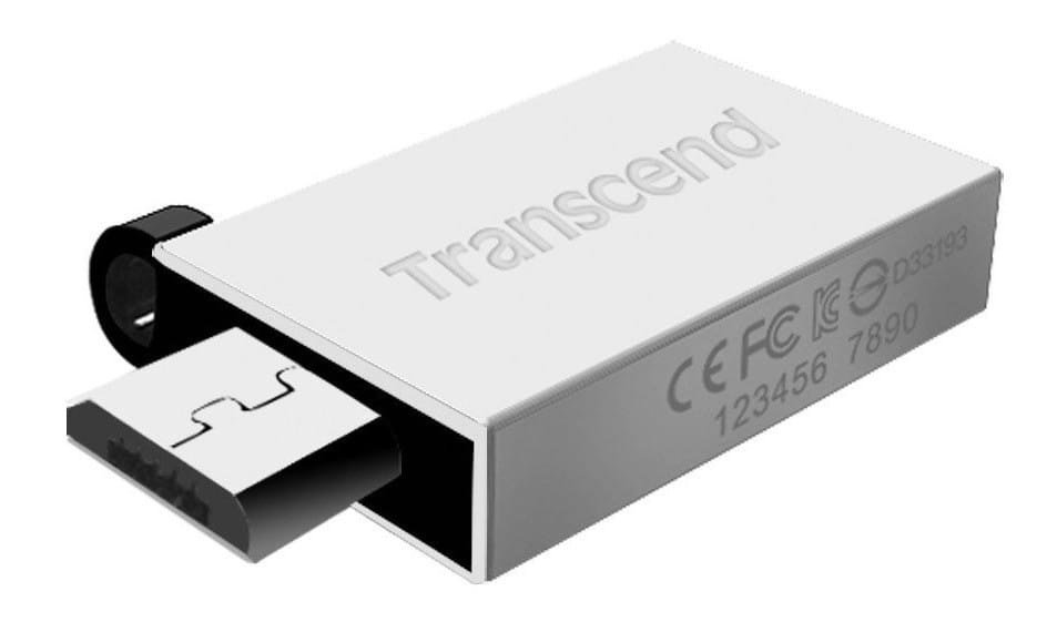 Clé USB/Micro USB OTG Android 8 GB Transcend JetFlash340 USB 2.0