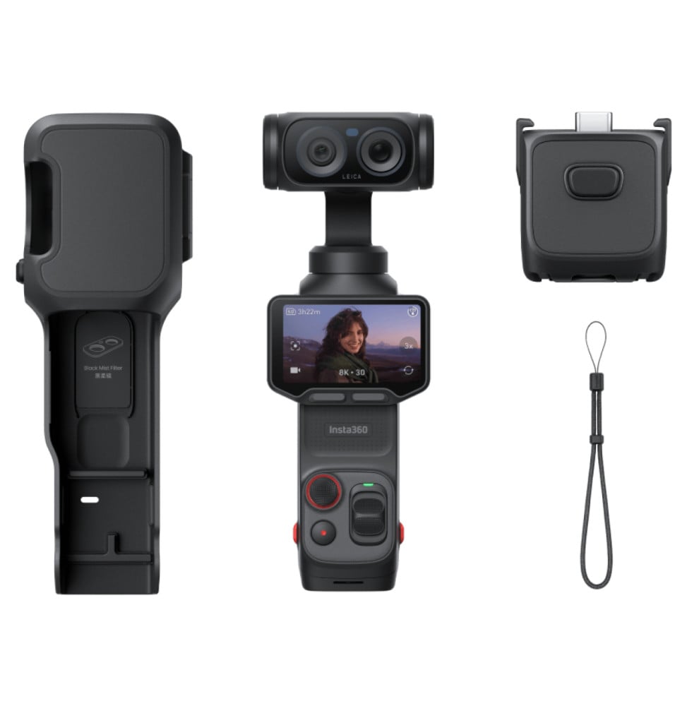 Caméra à stabilisateur Insta360 Luna Ultra Pack Standard Noir Cosmique (6942590201778)