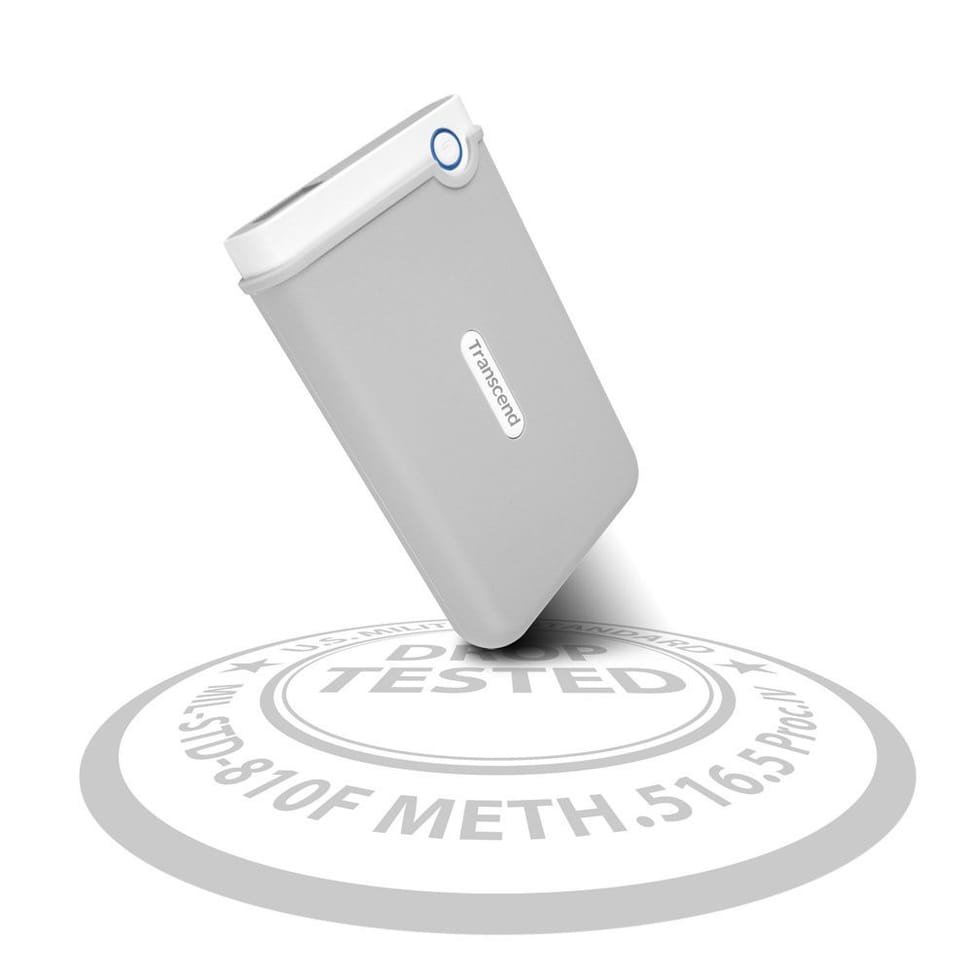 Disque dur USB 3.0 externe Anti-choc portable Transcend Storejet 2TB