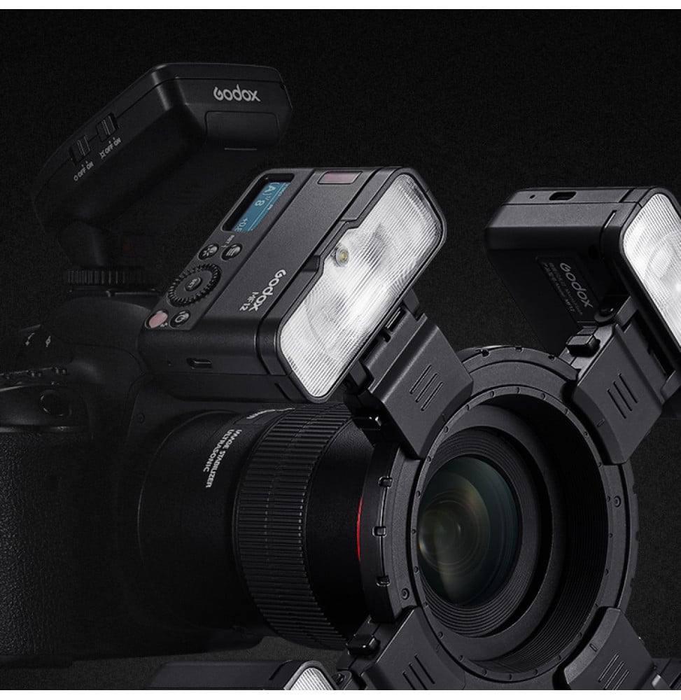 طقم فلاش ماكرو لطب الأسنان Godox MF12-DK1 لكاميرات Sony (6952344229569) — صورة 2
