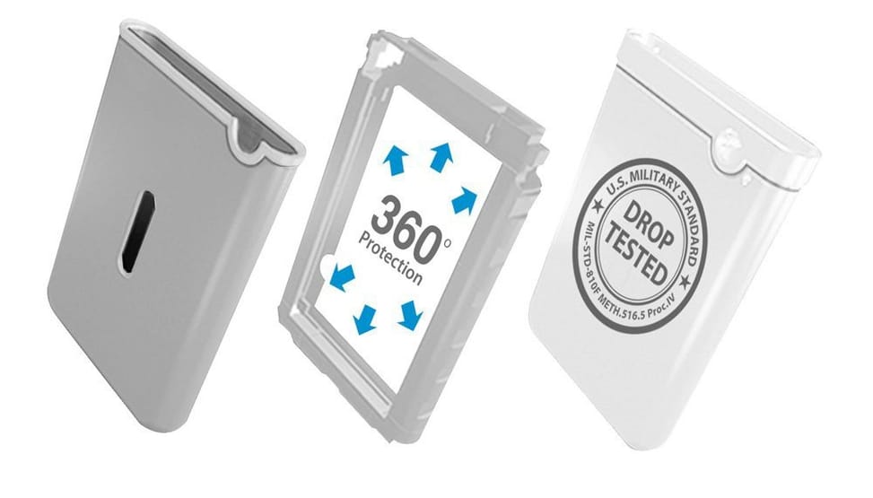 Disque dur USB 3.0 externe Anti-choc portable Transcend Storejet 2TB
