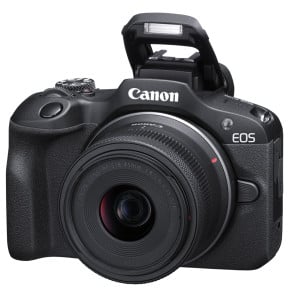 Appareil photo hybride Canon EOS R100 + Objectif RF-S 18-45mm F4.5-6.3 IS STM (4549292214598) — image 2