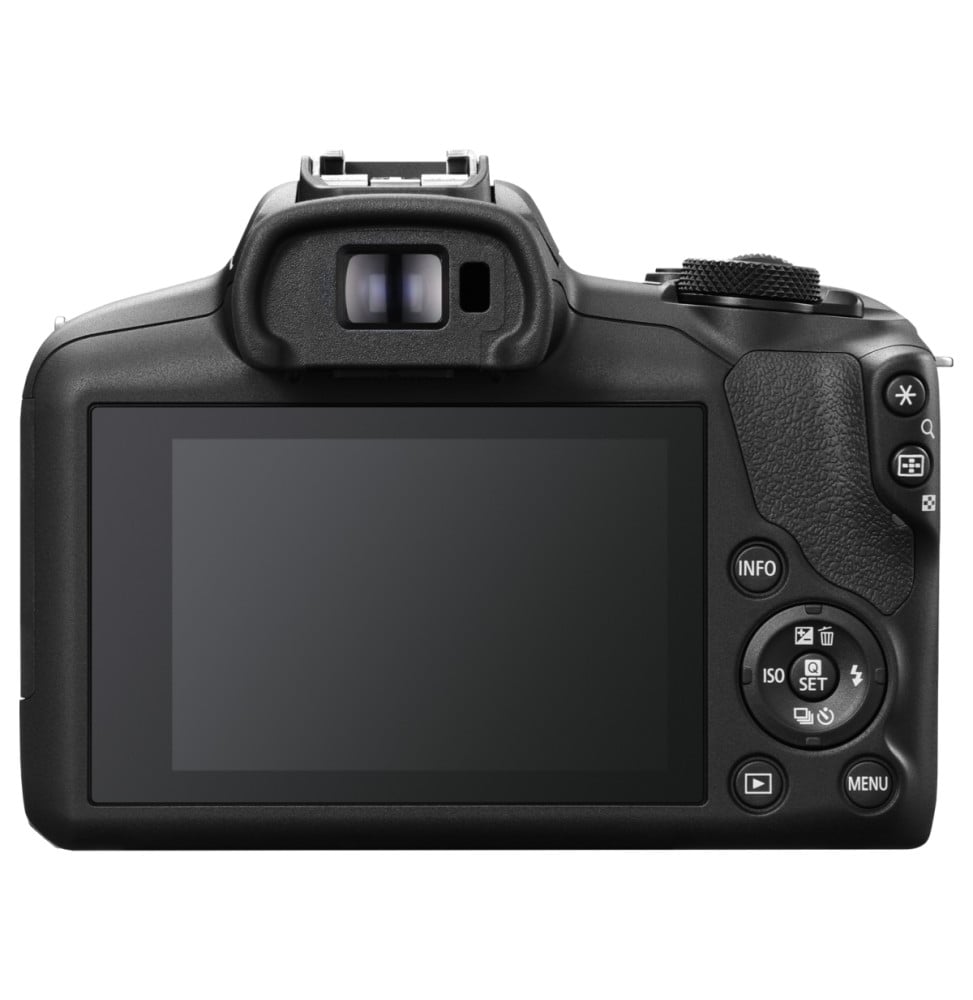Appareil photo hybride Canon EOS R100 + Objectif RF-S 18-45mm F4.5-6.3 IS STM (4549292214598)