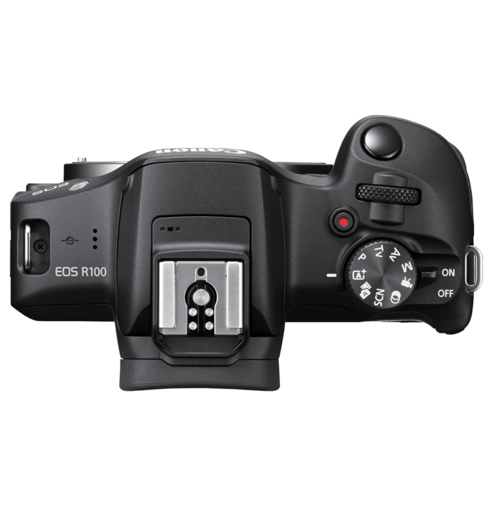 كاميرا Canon EOS R100 بدون مرآة + عدسة RF-S 18-45mm F4.5-6.3 IS STM (4549292214598) — صورة 4