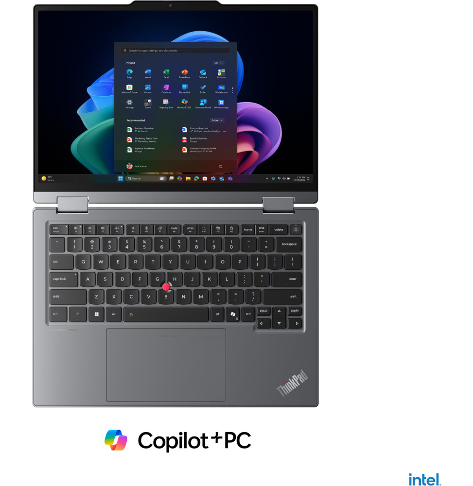 حاسوب محمول قابل للتحويل 2 في 1 Lenovo ThinkPad X1 2-in-1 Gen 11 Aura Edition (21V9002SFE) – صورة 7