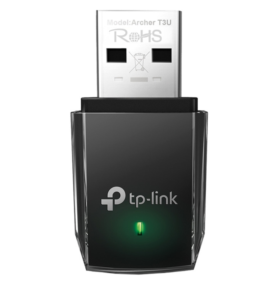 محوّل Wi-Fi USB من TP-Link طراز Archer T3U AC1300 MU-MIMO USB 3.0 — صورة 1