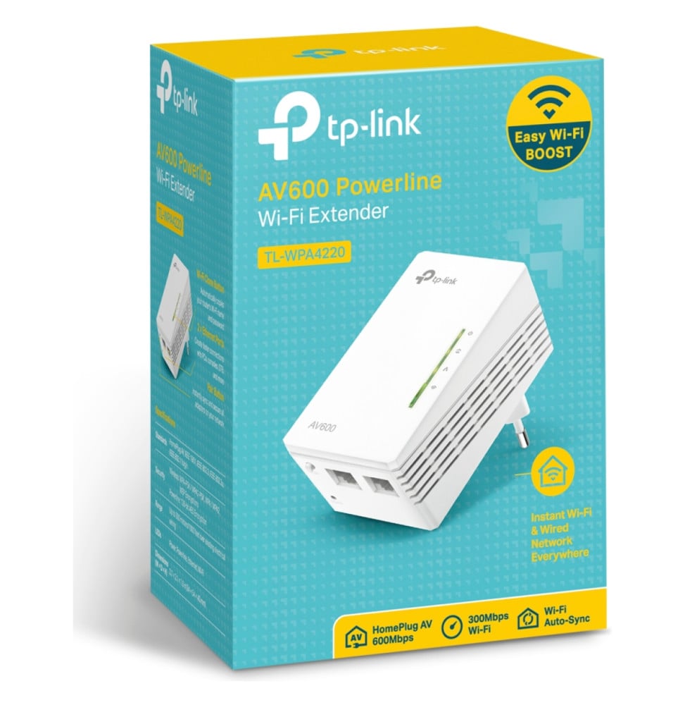 Adaptateur CPL Wi-Fi TP-Link TL-WPA4220 AV600 + Wi-Fi N 300 Mbit/s