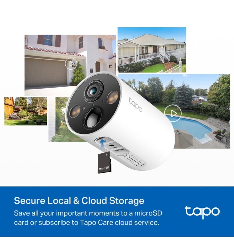 Caméra de surveillance solaire TP-Link Tapo C425 Kit 2K sur batterie
