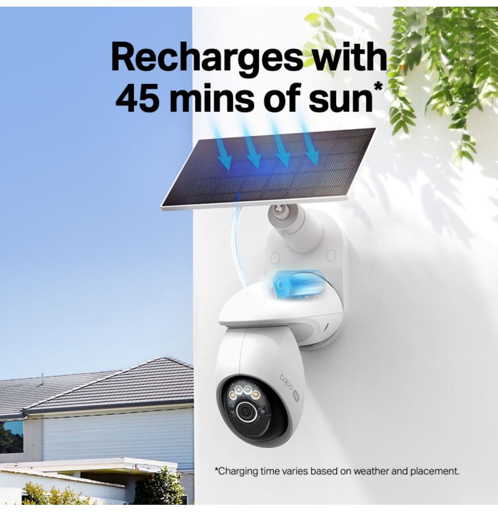 Caméra de surveillance solaire TP-Link Tapo C660 Kit 4K panoramique/inclinable
