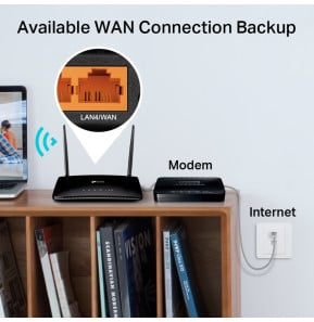 Modem/routeur 4G LTE WiFi TP-Link Archer MR402 AC1200 bi-bande — image 6