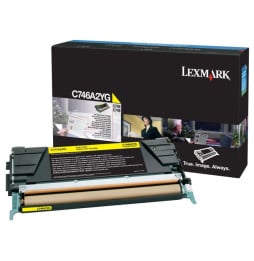 Toner Cyan 7000 pages Lexmark C746, C748 Cyan Return Program (C746A1CG)