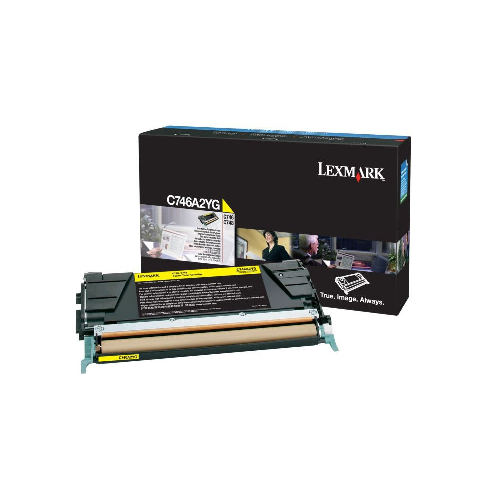 Toner Cyan 7000 pages Lexmark C746, C748 Cyan Return Program (C746A1CG)