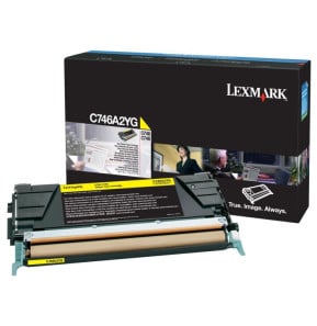 Toner Cyan 7000 pages Lexmark C746, C748 Cyan Return Program (C746A1CG)