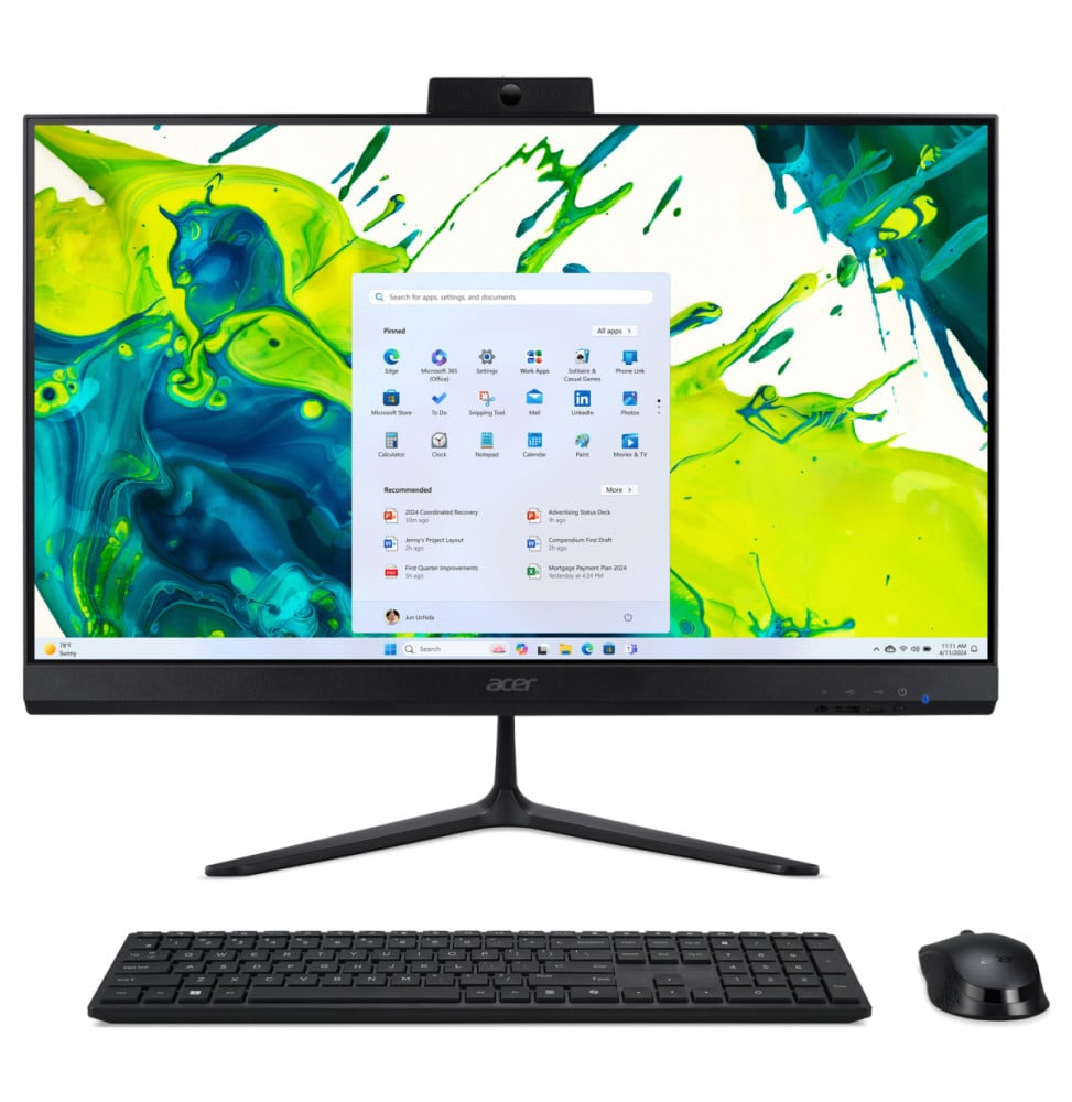 Ordinateur Tout-en-un Acer Aspire C24B Core Ultra 5 16 Go (DQ.BT5EF.006)