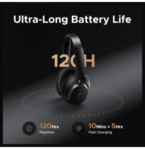 Casque sans fil Ugreen Studio Pro HiTune Max6 Hybrid ANC Noir (55687) — image 5