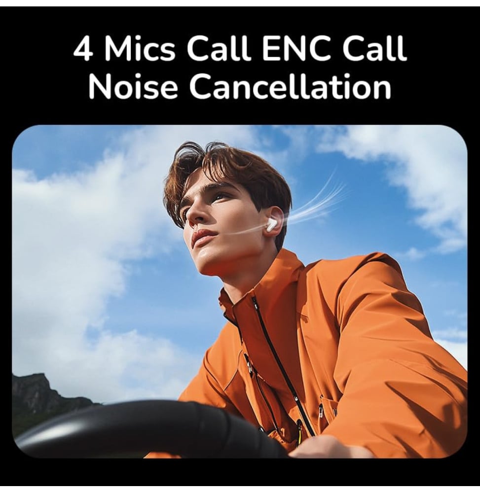 Écouteurs sans fil Ugreen EchoBuds Magic HiTune T6 Magic ANC à écran tactile Blanc (55137)