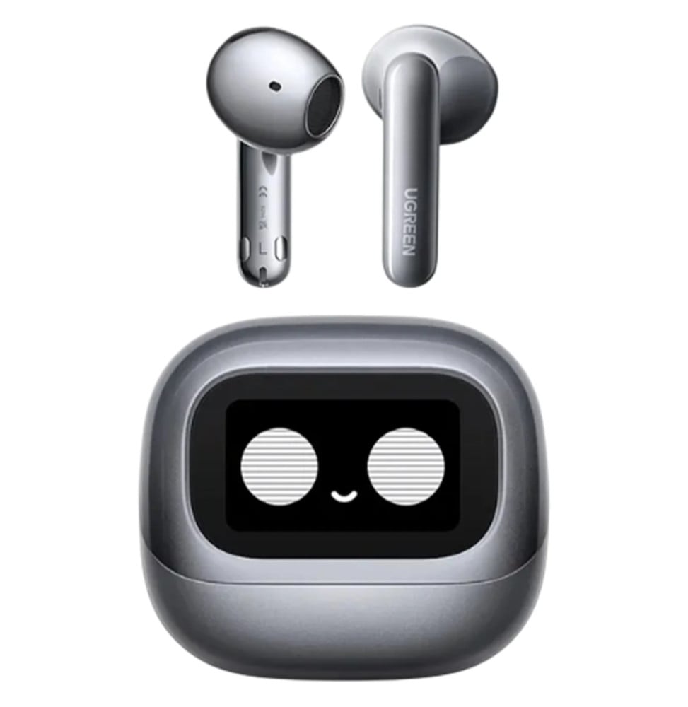 Écouteurs sans fil Ugreen LightBuds Magic ANC à écran tactile Gris (75288)