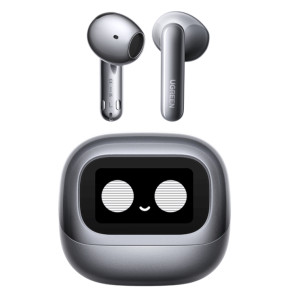 Écouteurs sans fil Ugreen LightBuds Magic ANC à écran tactile Gris (75288) — image 2