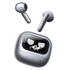 Écouteurs sans fil Ugreen LightBuds Magic ANC à écran tactile Gris (75288) — image 3