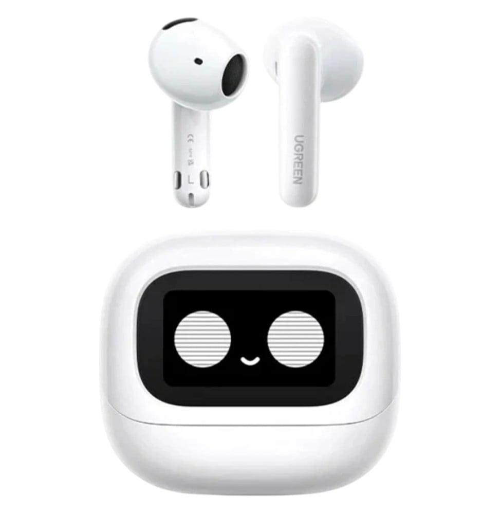 Écouteurs sans fil Ugreen LightBuds Magic ANC à écran tactile Blanc (65386)