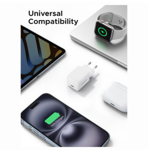 Chargeur Ugreen X512 USB-C 20W GaN Blanc (55554) — image 5