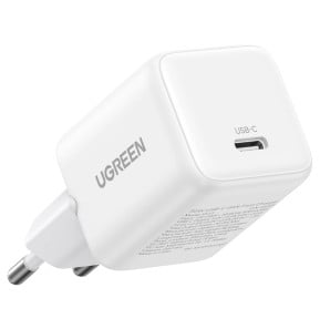 Chargeur Ugreen X513 USB-C 30W GaN Blanc (65009)