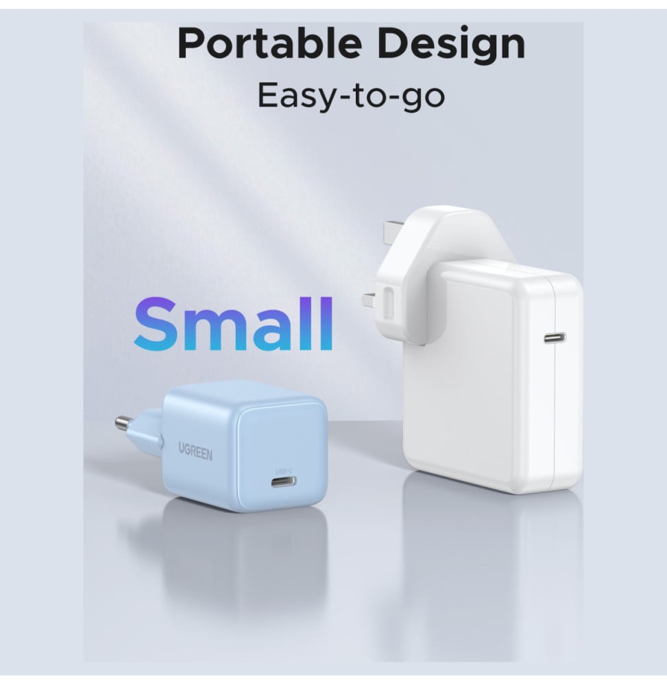 Ugreen X513 USB-C 30W GaN Charger Blue (65010) — image 4