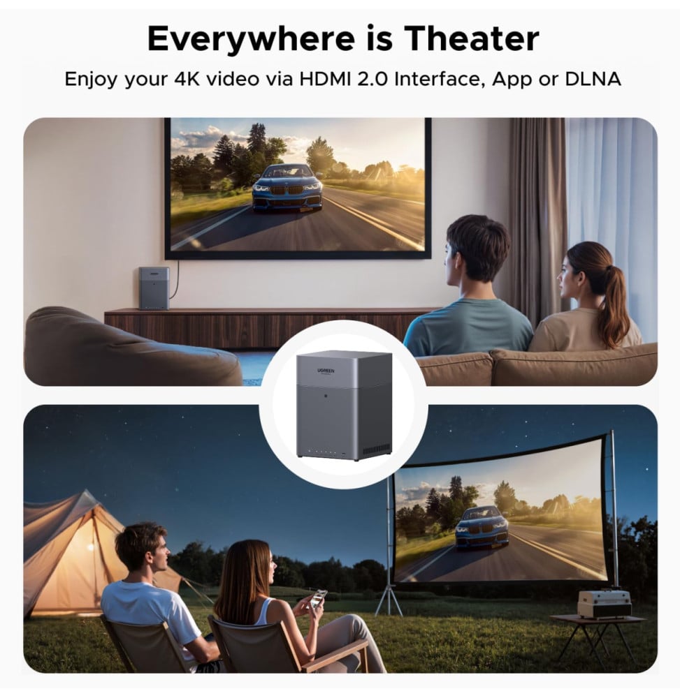 Serveur NAS 4 baies Ugreen NASync DH4300 Plus (85660)