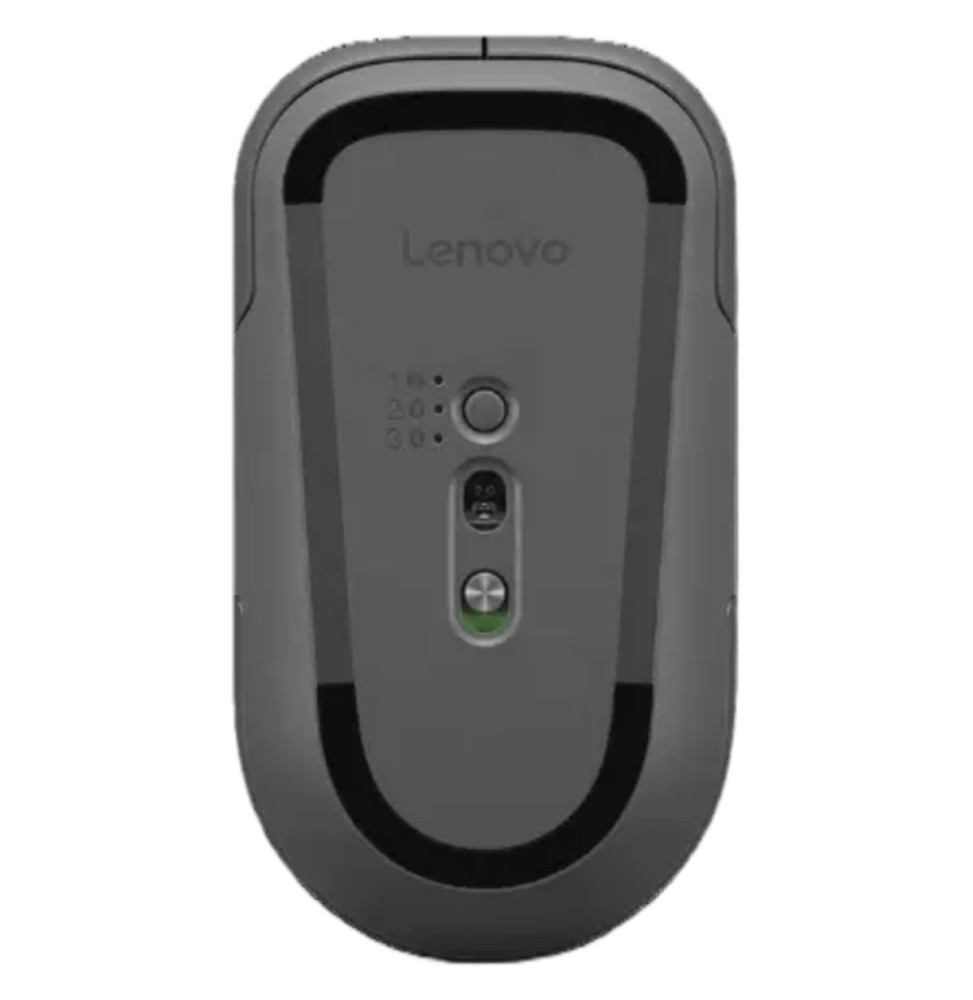 Souris sans fil Bluetooth Lenovo Multi-Mode Pro Plus 6050 - Gris lune (4Y51S61878)