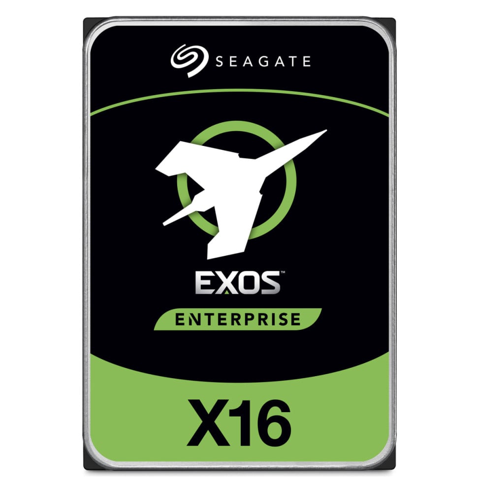 قرص صلب داخلي Seagate Exos X16 سعة 12 تيرابايت 3.5" SATA بسرعة 7200 دورة/دقيقة (ST12000NM001G) — صورة 1
