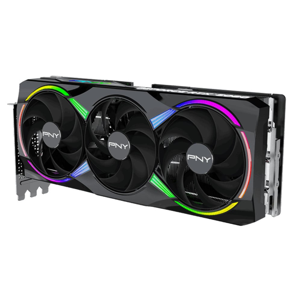 بطاقة رسومات PNY GeForce RTX 5080 سعة 16 جيجابايت ARGB EPIC-X RGB OC Triple Fan (VCG508016TFXXPB1-O) — صورة 4