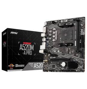 Carte Mère MSI A520M-A PRO AM4 Micro-ATX (911-7C96-063)