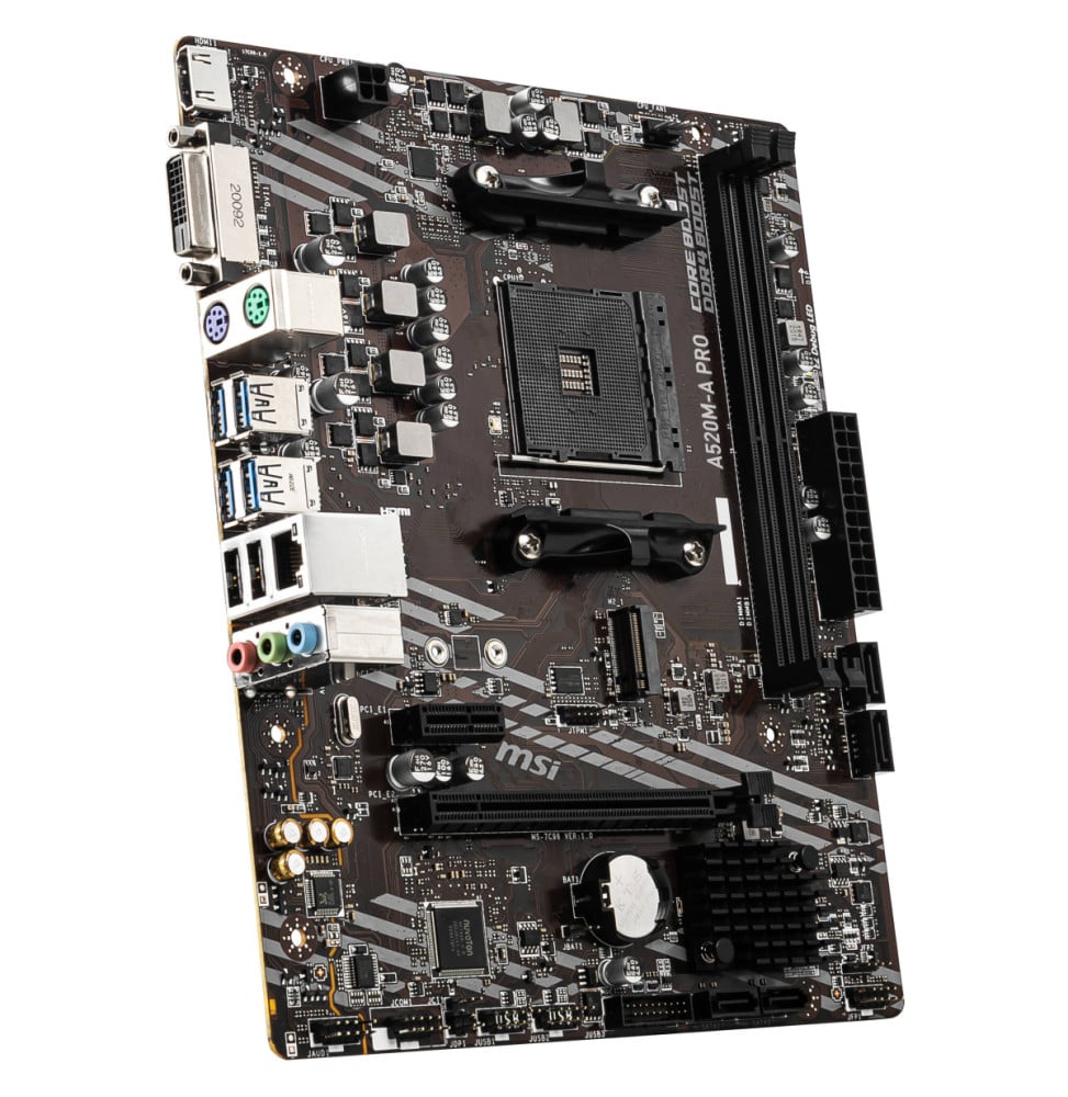 Carte Mère MSI A520M-A PRO AM4 Micro-ATX (911-7C96-063)