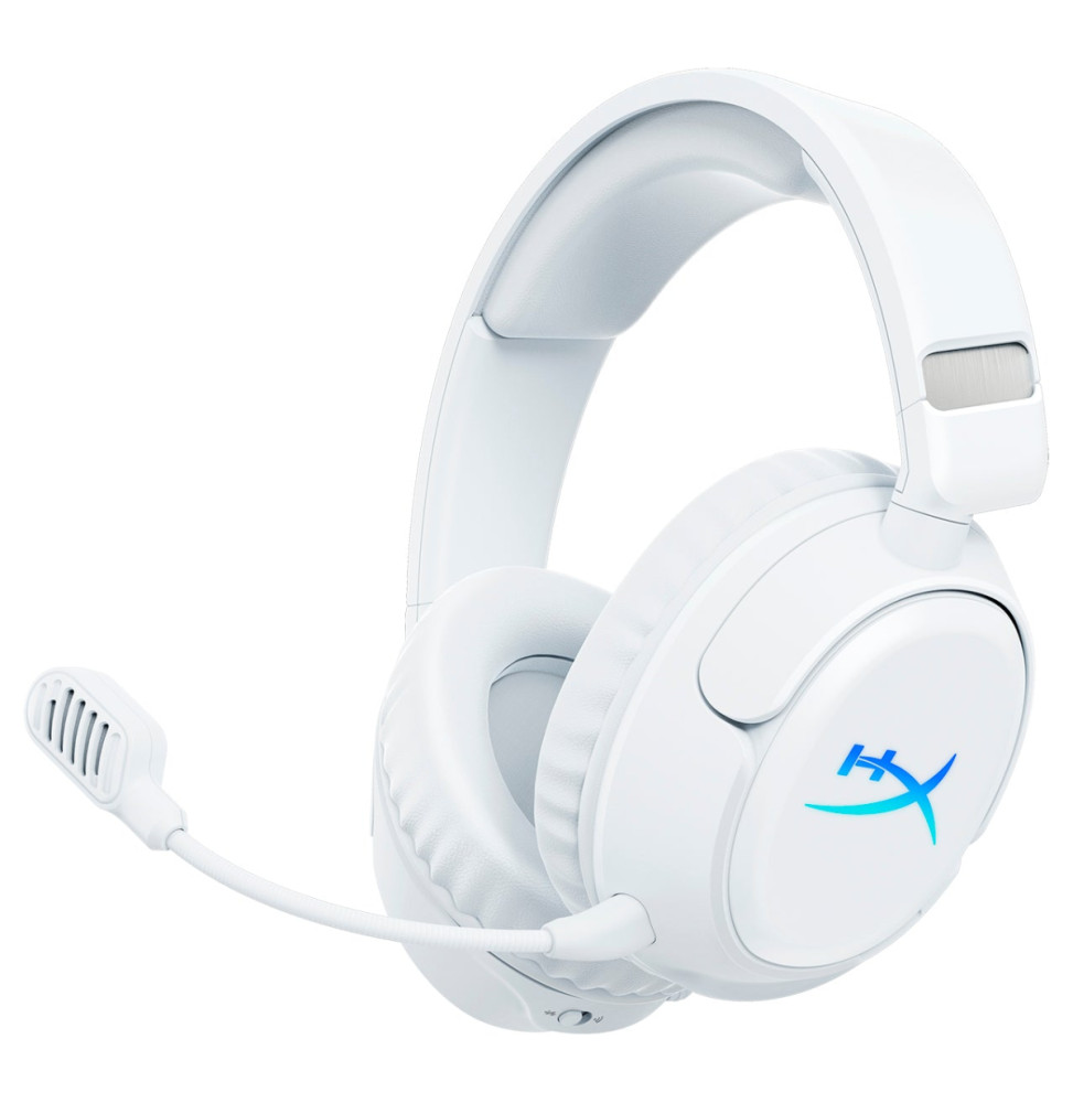 Casque gaming sans fil Bluetooth HyperX Cloud Flight 2 blanc (B5VC5AA)