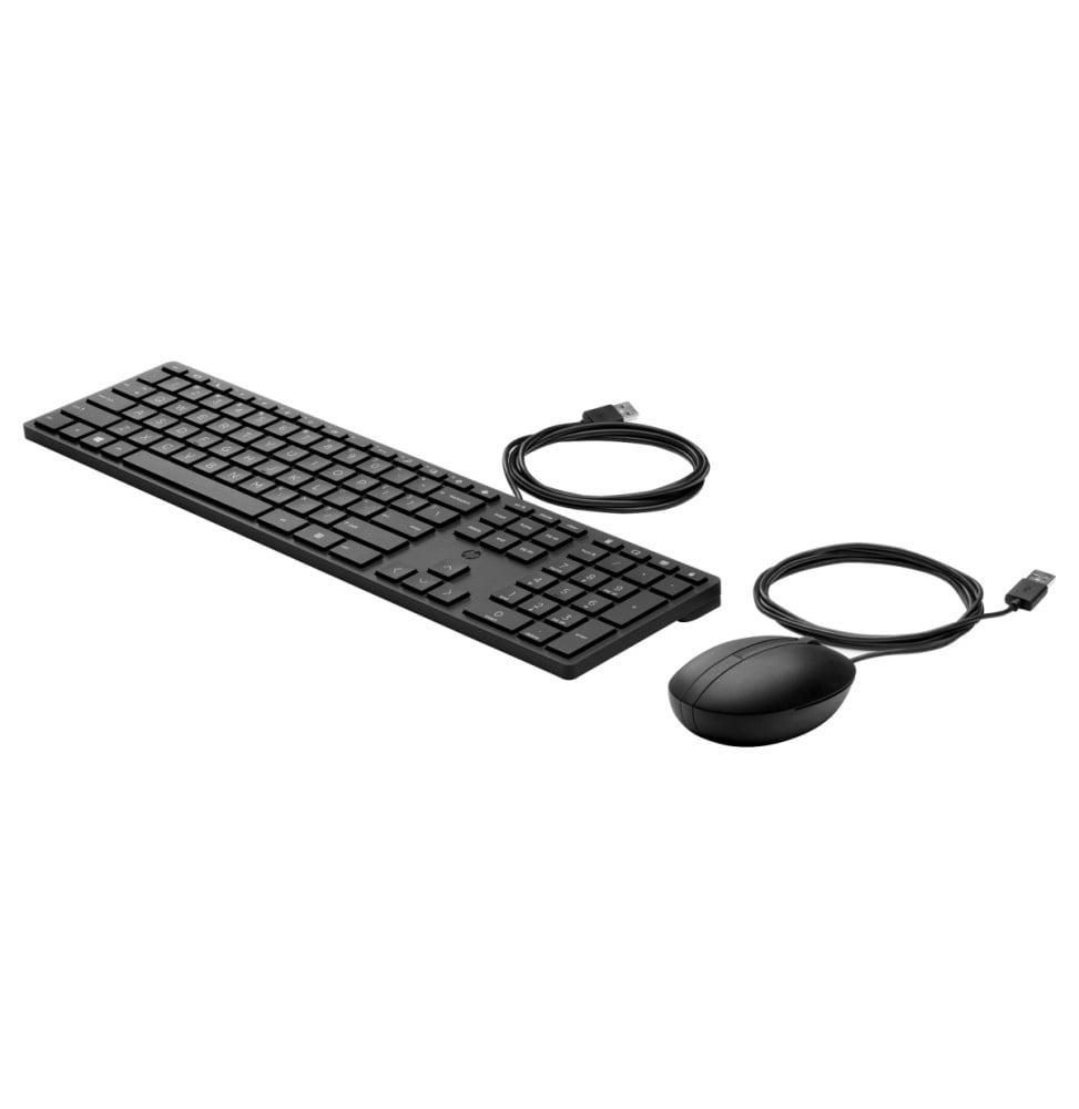 Ensemble clavier et souris filaires HP 320MK AZERTY (9SR36UT)