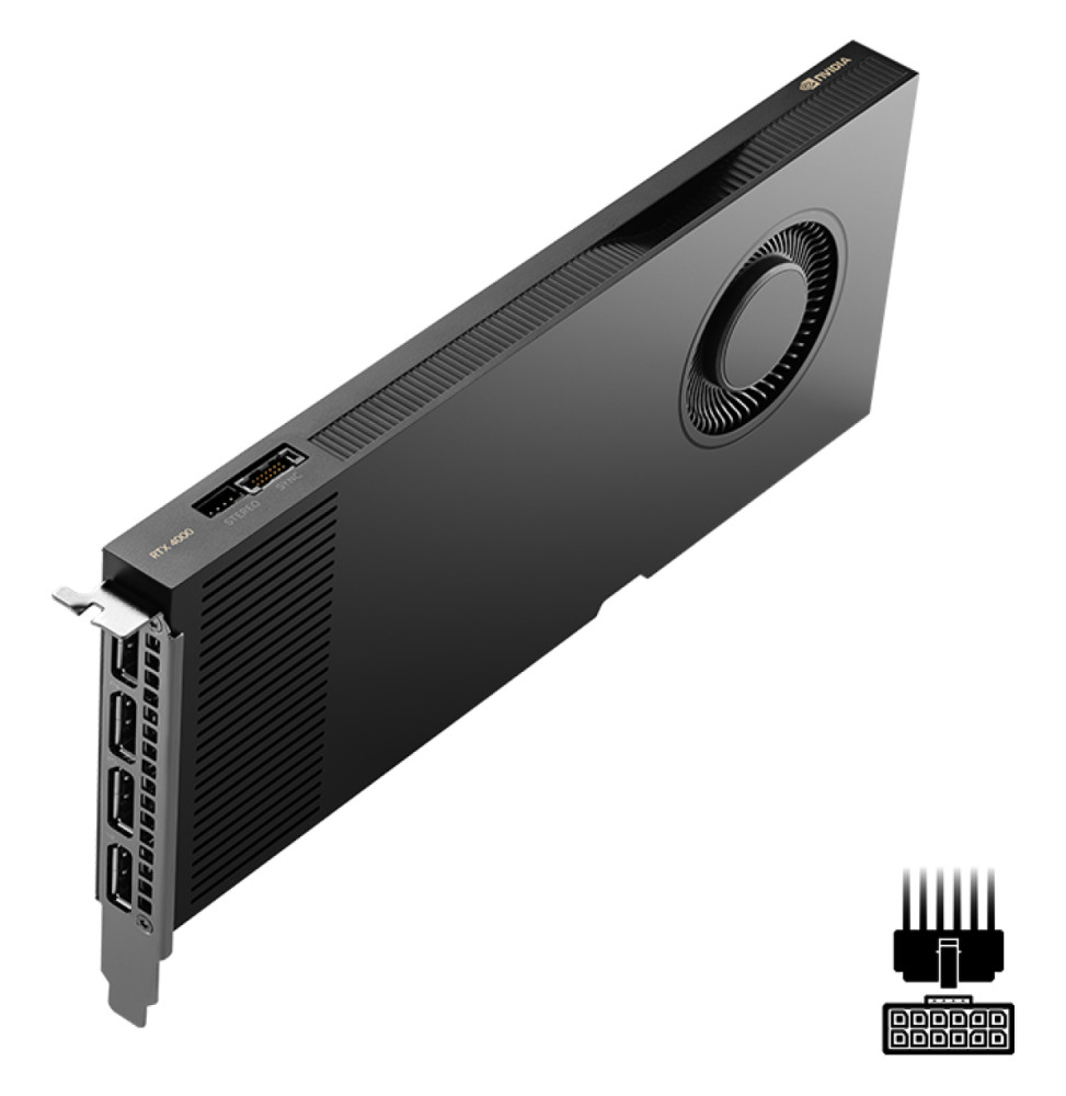 بطاقة رسومات PNY NVIDIA RTX 4000 Ada Generation سعة 20 جيجابايت GDDR6 ECC (VCNRTX4000ADA-PB) — صورة 5
