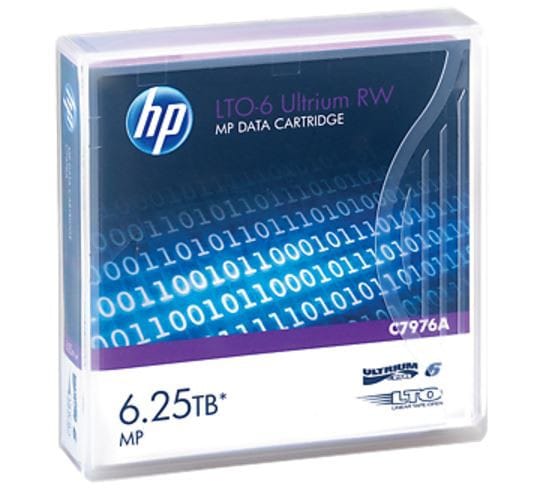 Bande de sauvegarde HP LTO-6 Ultrium 6.25TB MP RW (C7976A)