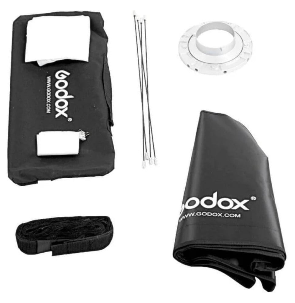 صندوق إضاءة Godox SB-FW6090 مقاس 60 × 90 cm مع شبكة (6952344205174) — صورة 4