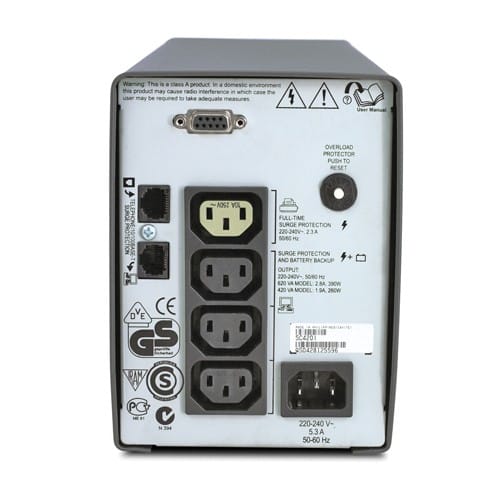 Onduleur Line Interactive avec Stabilisateur de tension APC Smart-UPS SC 420VA Tour — image 2