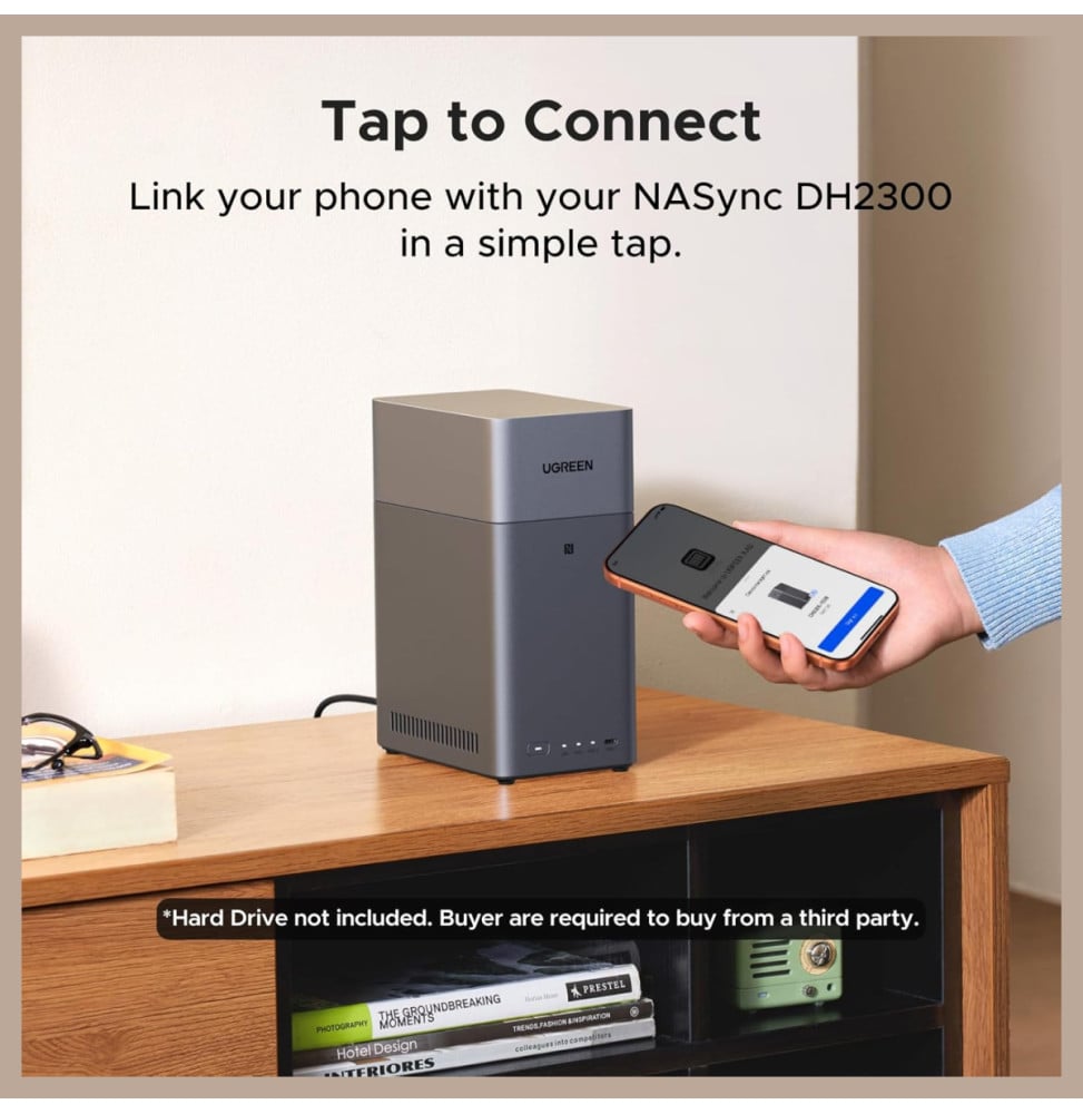 Serveur NAS 2 baies Ugreen NASync DH2300 (95998)