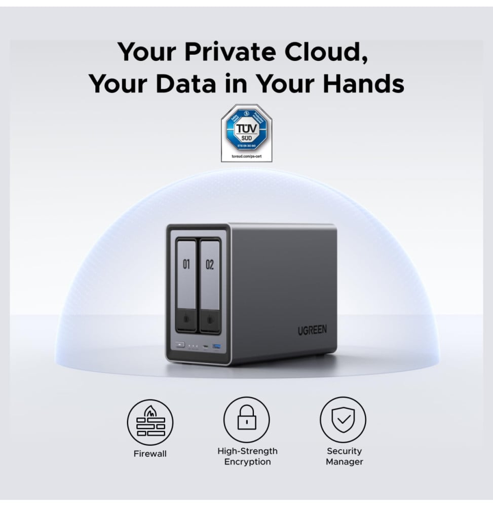 Serveur NAS 2 baies Ugreen NASync DXP2800 (25369)