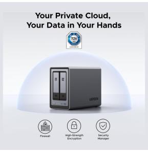Serveur NAS 2 baies Ugreen NASync DXP2800 (25369) — image 4