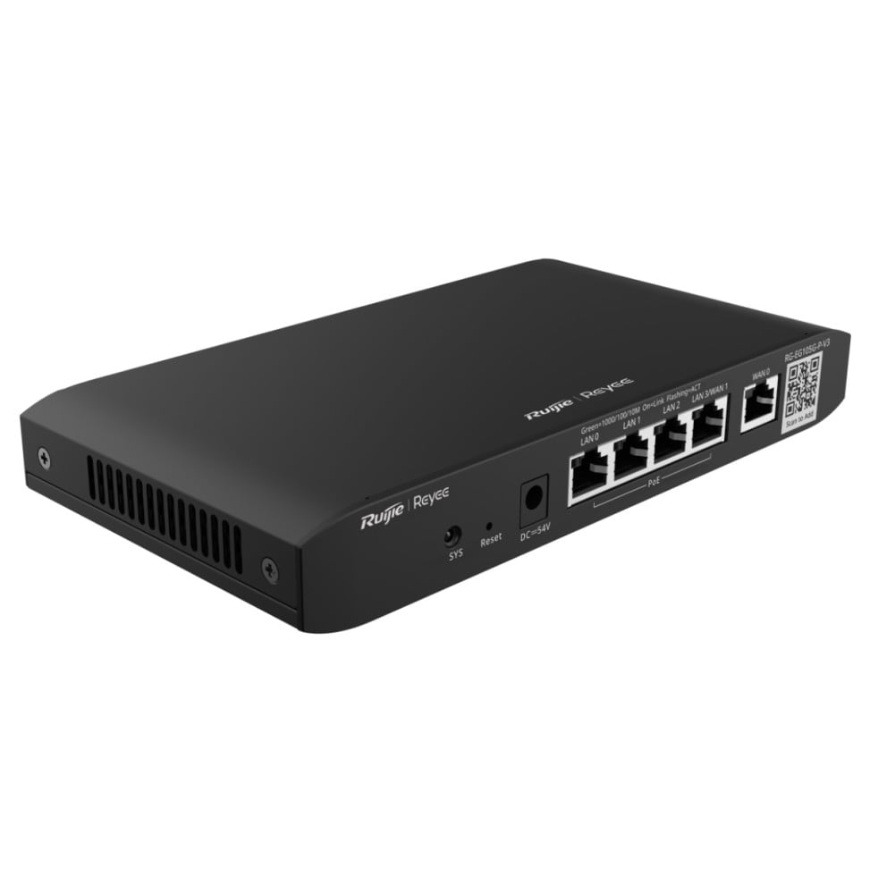 Routeur professionnel PoE Reyee RG-EG105G-P-V3 5 ports Gigabit 54 W